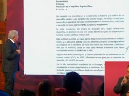 López Obrador envía carta a presidente de China para combate a fentanilo