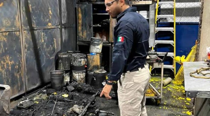 Trabajadores de Planta Ford de Hermosillo logran apagar incendio en 18 minutos