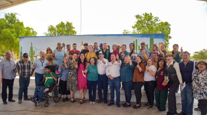 ENTREGA ALCALDE REHABILITACIÓN DE PLAZA EN LA COMISARÍA DE MARTE R. GÓMEZ Y TOBARITO