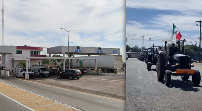 Toman caseta de cobro en Navojoa más de 300 agricultores de Sonora; piden atención de AMLO a sus exigencias