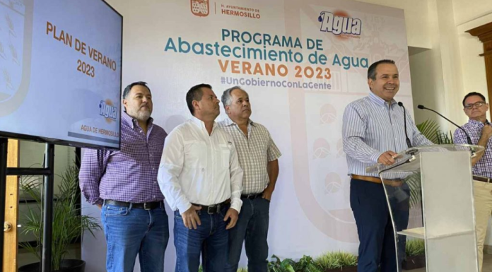 Ayuntamiento y AguaH implementarán estrategias para asegurar abasto de agua en Hermosillo