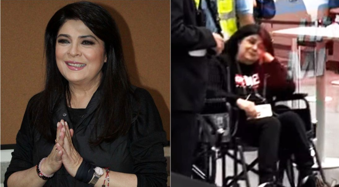 Preocupa salud de Victoria Ruffo tras aparecer en silla de ruedas