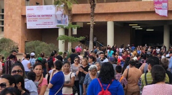 DA INICIO LA ENTREGA DE UNIFORMES EN CAJEME; SERÁN 55 MIL 500 PAQUETES