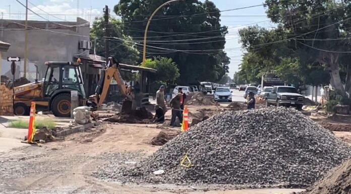 Cierran 12 calles en Ciudad Obregón por rehabilitación