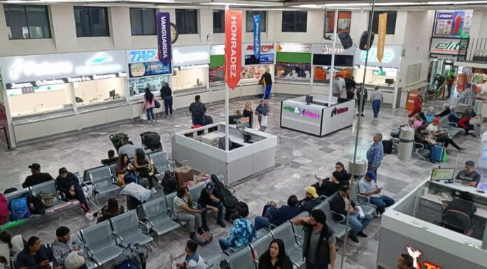 Aumenta afluencia en Central de Autobuses de Ciudad Obregón