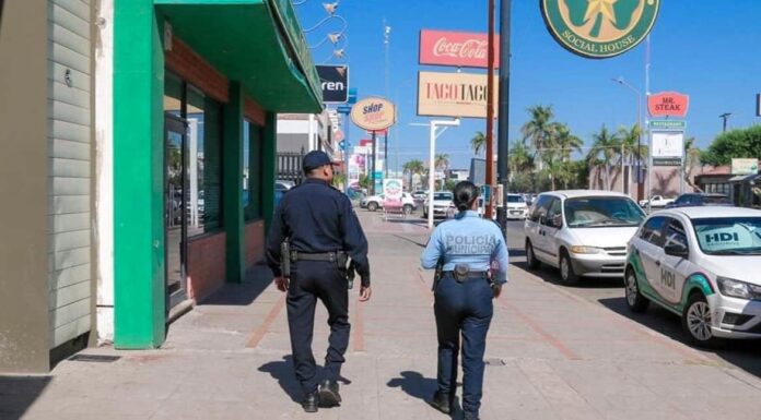 Vigilan zona comercial de Cajeme para evitar atracos
