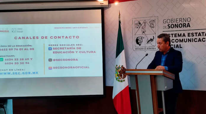 Preinscripciones para alumnos de educación básica en Sonora serán del 1 al 15 de febrero, anuncia SEC