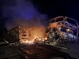 Sube a 22 cifra de muertos por accidente en autopista Mazatlán-Culiacán, Sinaloa