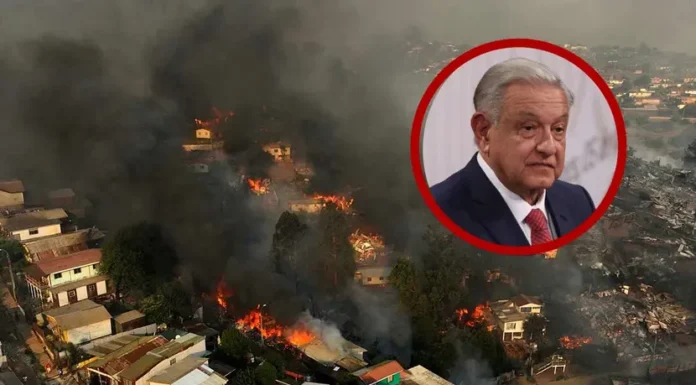Ante incendios en Chile, México envió 26 toneladas de alimentos, informa López Obrador