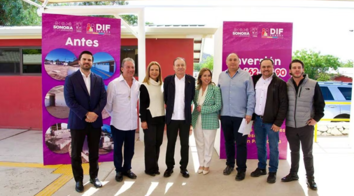Realiza Gobernador de Sonora supervisión de obra de centro para el adulto mayor
