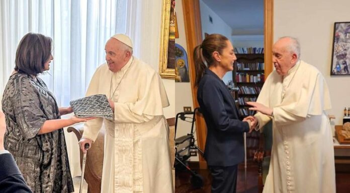 Xóchitl Gálvez y Claudia Sheinbaum se reúnen con el Papa Francisco