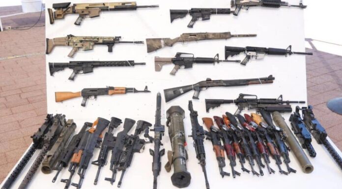 Destruyen más de mil 300 armas de fuego decomisadas en Sonora