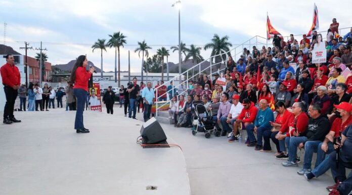 Se reúnen Célida López y Froylán Gámez, candidatos al Senado por el PT, con gremio turístico de San Carlos-Guaymas, Sonora