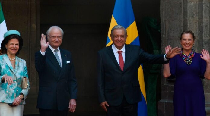 Reyes de Suecia cancelan su recorrido en el Tren Maya