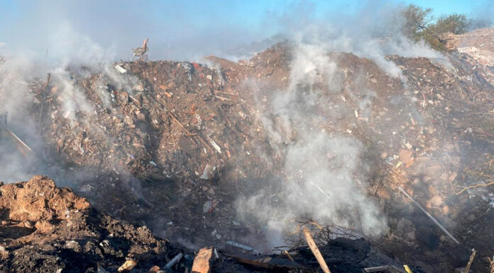 Combaten incendio forestal en Trincheras, Sonora; 135 hectáreas resultaron afectadas