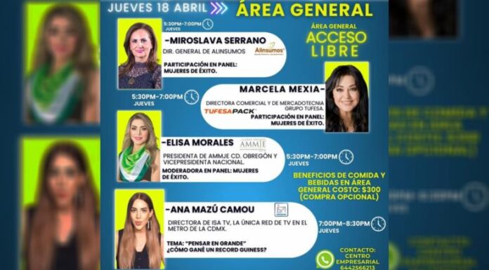 Hoy inicia el Congreso Conexión Sonora Sur en Ciudad Obregón