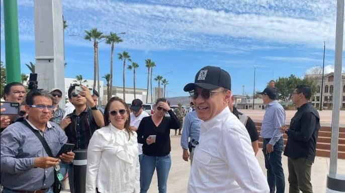 Busca Alfonso Durazo recibir barco de contenedores de alto tonelaje en el muelle de Guaymas antes de terminar gobierno de AMLO