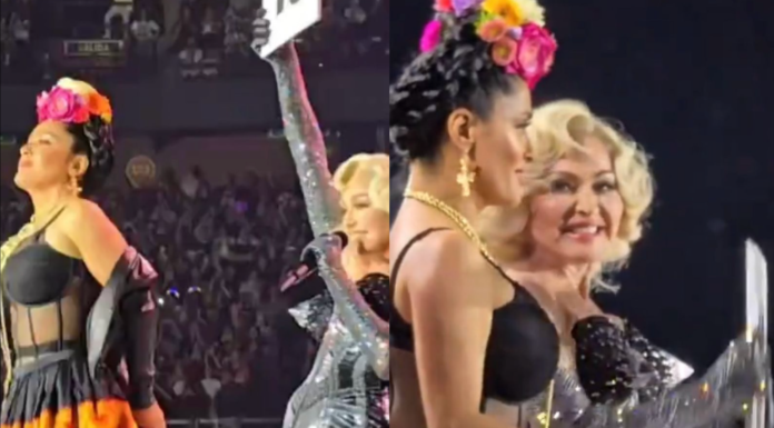 Salma Hayek, la última invitada al Celebration Tour de Madonna en México