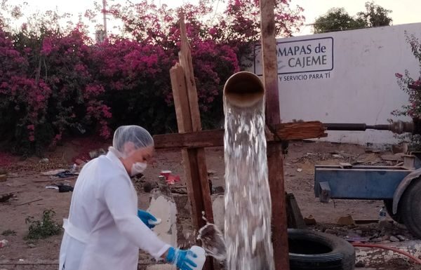 FINALIZAN PRUEBAS DE AFORO DE POZO HUAMANTLA AL SUR DE CAJEME