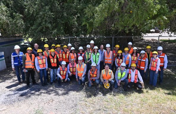 ESTUDIANTES DE INGENIERIA CIVIL DEL ITSON REALIZAN RECORRIDO EN PLANTAS POTABILIZADORAS DE OOMAPAS