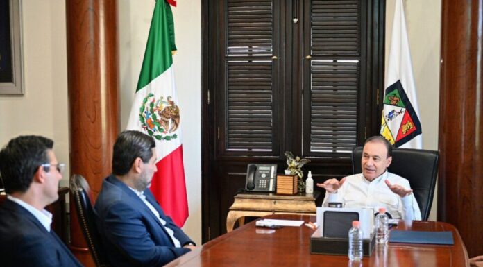 Presenta Durazo proyectos de infraestructura sobre Sonora al dirigente de CMIC México