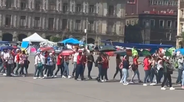 Maestros de la CNTE desquician Paseo de la Reforma