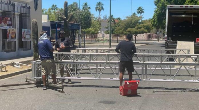 Fiestas del Pitic: Inicia el armado de escenarios en Hermosillo
