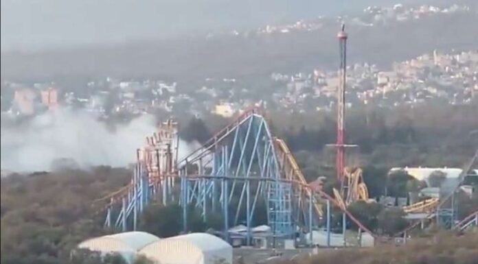 Reportan incendio en Bosque de Tlalpan cerca de Six Flags