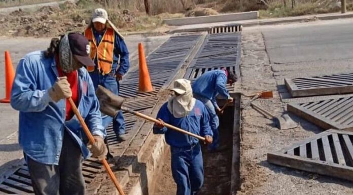 Preparan drenajes pluviales por lluvias