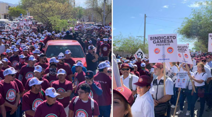 Se incrementa participación de trabajadores en desfile