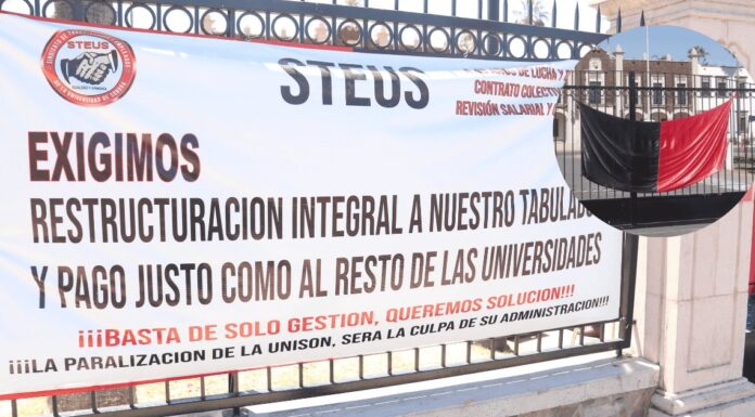 Steus vota por levanta la huelga en la Universidad de Sonora tras 29 días