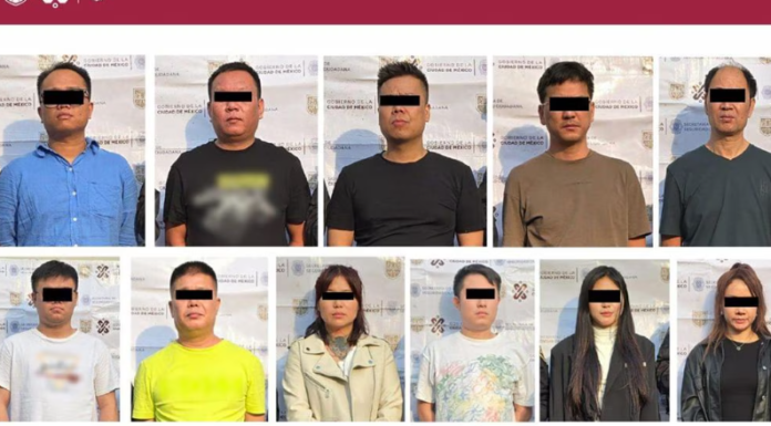 Detienen a 11 chinos durante cateo en inmueble de la Cuauhtémoc relacionado con explotación sexual