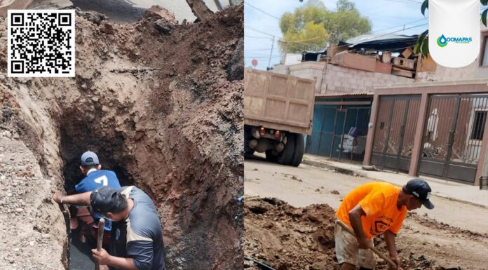 OOMAPASC REALIZA REPARACIONES EN COLONIA VALLE DORADO