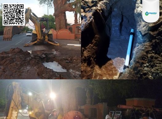 OOMAPASC REPARA LÍNEA DE AGUA EN COCORÍT