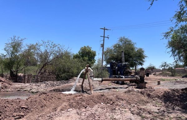 SE REALIZÓ AFORO DE NUEVA FUENTE DE ABASTECIMIENTO DE AGUA EN CAJEME