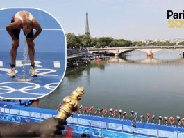 Triatletas de París 2024 afectados por contaminación del río Sena