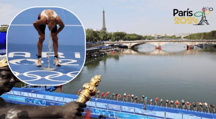 Triatletas de París 2024 afectados por contaminación del río Sena