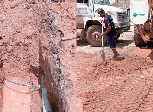 OOMAPASC REALIZA REPARACIONES EN LA MACHI LÓPEZ