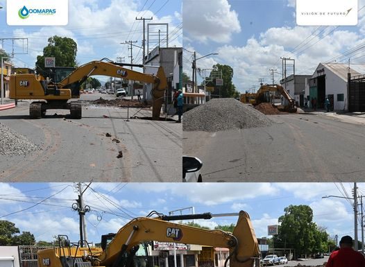 OOMAPASC REALIZA REPARACIONES EN LA COL. FAUSTINO FÉLIX