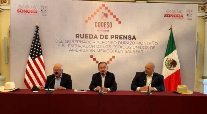 Asegura embajador Ken Salazar que habrá mejores avances en seguridad binacional