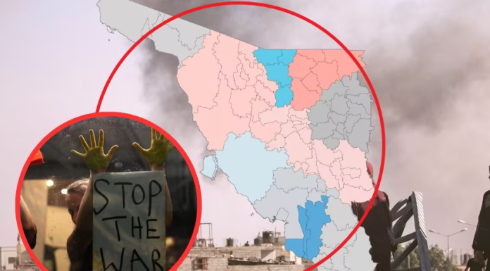 Muertes en Gaza, equivalentes a la eliminación de 32 municipios en Sonora