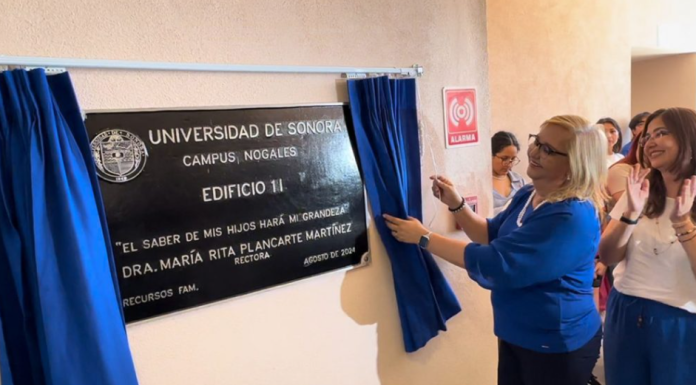 Inauguran nuevo edificio en Unison campus Nogales para beneficiar a mil 200 estudiantes