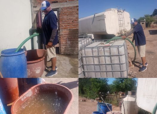 OOMAPASC LLEVA PIPAS A LOMA DE GUAMUCHIL