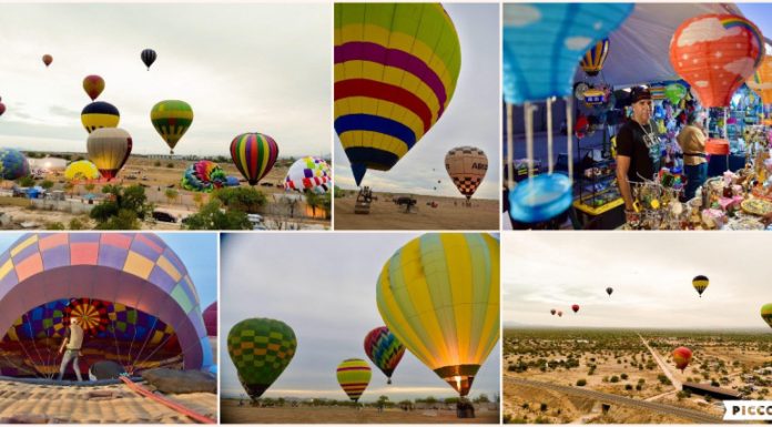 Arrancan actividades del 3er Festival del Globo en Hermosillo