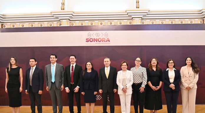 TOMA PROTESTA EL GOBERNADOR ALFONZO DURAZO A LAS Y LOS NUEVOS INTEGRANTES DEL GABINETE