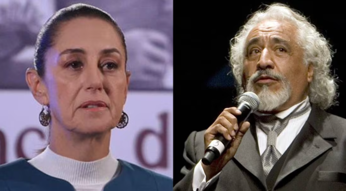 Rafael Inclán se disculpa públicamente con Sheinbaum tras comentarios machistas: «se le admira y respeta»