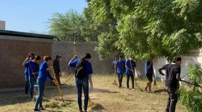 Ecojóvenes en Acción por Sonora realiza jornada de limpieza en casa hogar