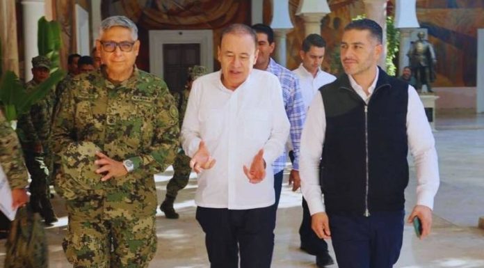 Omar García Harfuch y el titular de la Marina visitan Sonora para analizar temas de seguridad