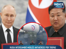 Rusia intercambió misiles antiaéreos por tropas norcoreanas, asegura Corea del Sur