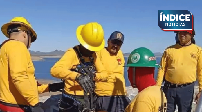 Bomberos de Cajeme refuerzan habilidades en la Presa Álvaro Obregón